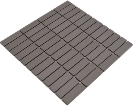 Rod mosaic tile ceramic unglazed mud gray non-slip shower tray floor tile bathroom tile - MOS24B-0204-R10