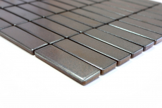 Ceramic wall tiles Decorative wall paneling Anthracite MOS24-0217