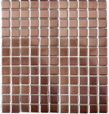 Mosaic tile ceramic COPPER BROWN CHROME wall tile backsplash kitchen MOS24-0215_f