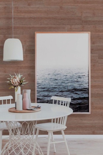 Self-adhesive wooden panels Wall cladding Wooden wall cladding Wall panel brown