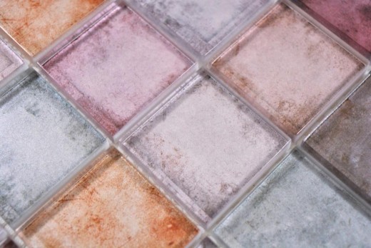 Glass mosaic mosaic tiles rose brown purple wall tile backsplash kitchen bathroom - MOS88-0412