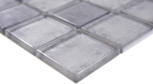Glass mosaic mosaic tiles pastel gray wall tile backsplash kitchen bathroom - MOS88-0020