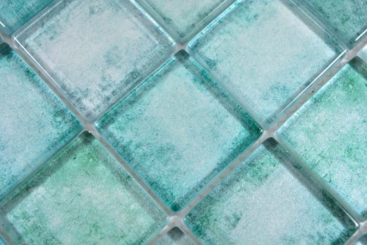 Glass mosaic mosaic tiles pastel green wall tile backsplash kitchen bathroom MOS88-0050