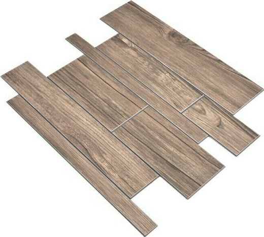 self-adhesive wall panels wood look brown kitchen splashback tile backsplash