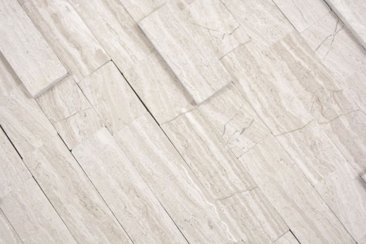 self-adhesive composite mosaic sticks natural stone Traverin beige tile backsplash kitchen wall optics MOS200-M02