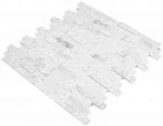Natural stone composite Carrara look MOS200-M22_f