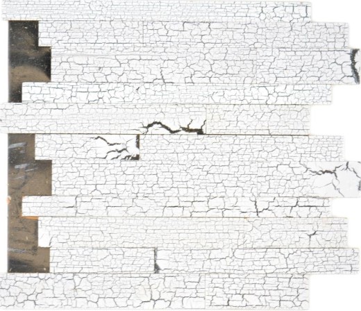 self-adhesive vintage real wood panels composite old white HSC wooden wall tile backsplash kitchen splashback MOS170-PW5