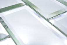 Glass mosaic mosaic tiles silver mirror mosaic tile mirror kitchen shower bathroom - MOS180-07