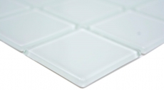 Glass mosaic glass mosaic white green tint mosaic tile wall tile backsplash kitchen shower bathroom