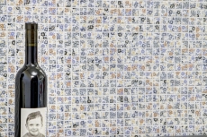 Hand-patterned mosaic tile retro vintage ceramic white colorful flowers tile backsplash MOS18C-1401_m