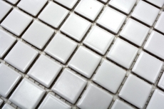 Hand pattern mosaic tile ceramic WHITE MATT wall tile backsplash kitchen bathroom shower MOS18-0111_m