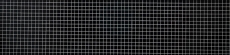 Hand-painted mosaic tile ceramic BLACK GLOSSY wall tile backsplash kitchen MOS18-0302_m