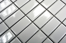 Hand pattern mosaic tile ceramic rods white glossy tile backsplash kitchen MOS24B-0101_m