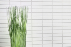 Hand pattern mosaic tile ceramic rods white glossy tile backsplash kitchen MOS24-0102_m
