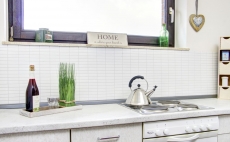 Hand pattern mosaic tile ceramic rods white glossy tile backsplash kitchen MOS24-0102_m