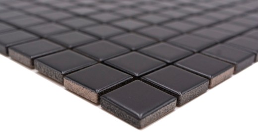 Hand sample mosaic tile ceramic black matt tile backsplash kitchen splashback MOS18D-0311_m