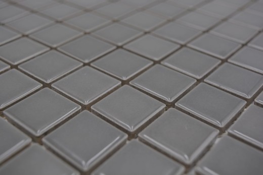 Hand-painted mosaic tile ceramic metal gray kitchen splashback BAD MOS18D-0204_m