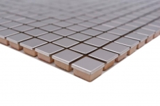 Hand pattern mosaic tile stainless steel silver silver steel glossy tile backsplash kitchen MOS129-15G_m