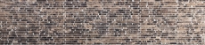 Hand-painted mosaic tile marble natural stone Brick Impala brown flamed MOS40-1304_m
