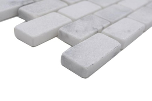 Hand-painted mosaic tile marble natural stone white Brick Ibiza Antique Marble MOSSopo-46692_m