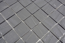 Hand sample mosaic tile ECO Recycling GLAS ECO black anthracite MOS360-03_m