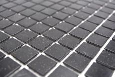 Hand sample mosaic tile glass black wall tile bathroom tile MOS50-0302_m