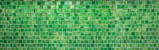 Hand-painted mosaic tile Translucent glass mosaic Crystal structure green clear frosted MOS68-CF43_m