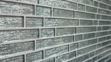 Hand-painted mosaic tile Translucent composite glass mosaic Crystal Chic silver MOS86-8CSV_m
