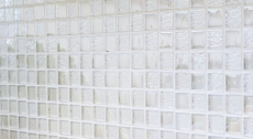 Hand-painted mosaic tile Tile backsplash Translucent white Glass mosaic Crystal chandelier white MOS88-8LU90_m