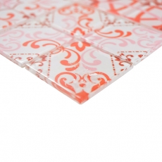 Hand-painted retro vintage mosaic tile Translucent red glass mosaic Crystal SWISS MOS68-Retro-SW_m