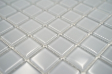 Hand-painted mosaic tile translucent gray glass mosaic Crystal light gray BATH WC kitchen WALL MOS60-0204_m