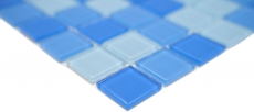Hand-painted mosaic tile Translucent light blue Glass mosaic Crystal light blue BATH WC Kitchen WALL MOS62-0404_m