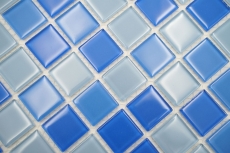 Hand-painted mosaic tile Translucent light blue Glass mosaic Crystal light blue BATH WC Kitchen WALL MOS62-0404_m