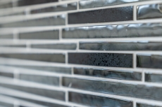 Hand-painted mosaic tile Translucent composite black Multistick glass mosaic Crystal Artificial black MOS86-MS89_m