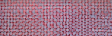 Hand-painted mosaic tile Translucent red pink white Glass mosaic Crystal Resin red pink white matt MOS92-0911_m