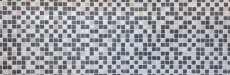 Hand-painted mosaic tile Translucent gray black Glass mosaic Crystal Resin gray black silver MOS83-0226_m