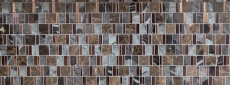 Hand-painted mosaic tile Tile backsplash Translucent beige brown Multiformat glass mosaic Crystal stone EP beige brown MOS88-1220_m