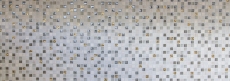Hand-painted mosaic tile Tile backsplash Translucent light gray gold Glass mosaic Crystal stone EP light gray gold MOS92-HQ12_m