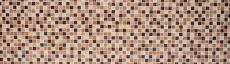 Hand-painted mosaic tile Tile backsplash Translucent beige brown Glass mosaic Crystal stone beige brown MOS92-1206_m