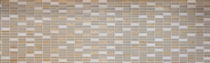 Hand-painted mosaic tile Tile backsplash Translucent white gold rods Glass mosaic Crystal stone white matt gold MOS87-1202_m