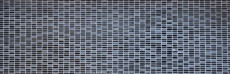 Hand-painted mosaic tile Tile backsplash Translucent gray rods Glass mosaic Crystal stone gray matt black MOS87-1403_m