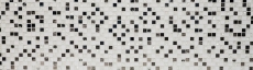 Hand pattern mosaic tile Tile mirror self-adhesive Translucent stainless steel white Glass mosaic Crystal steel white Glass MOS200-4CM24_m