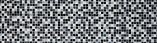 Hand pattern mosaic tile tile mirror self-adhesive translucent white gray black glass mosaic Crystal gray black white wipe MOS200-4CM28_m