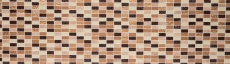 Hand pattern mosaic tile Tile backsplash self-adhesive Translucent stone beige brown Rectangle Glass mosaic Crystal stone beige brown MOS200-4MS75_m