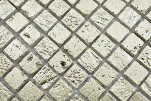 Hand-painted mosaic stone resin gold wall tile backsplash kitchen bathroom MOS88-0707_m