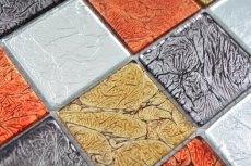 Hand pattern transparent crystal glass mosaic gold silver black red structure wall tile backsplash kitchen bathroom MOS73-71739_m