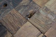 Hand sample wood mosaic boot Old Wood wood FSC mosaic tile wall tile backsplash kitchen bathroom MOS160-23_m