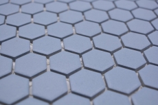 Hand pattern ceramic mosaic hexagon blue-green R10B shower tray floor tile mosaic tile kitchen bathroom floor MOS11H-0405-R10_m