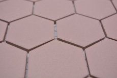Hand sample ceramic mosaic hexagon clinker red R10B shower tray floor tile mosaic tile kitchen bathroom floor MOS11H-0099-R10_m