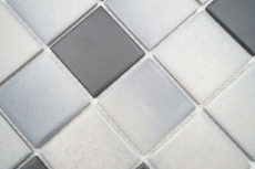 Hand-painted mosaic tile ceramic GRAY MIX SLIPPROOF SLIPPROOF MOS16-2211-R10_m